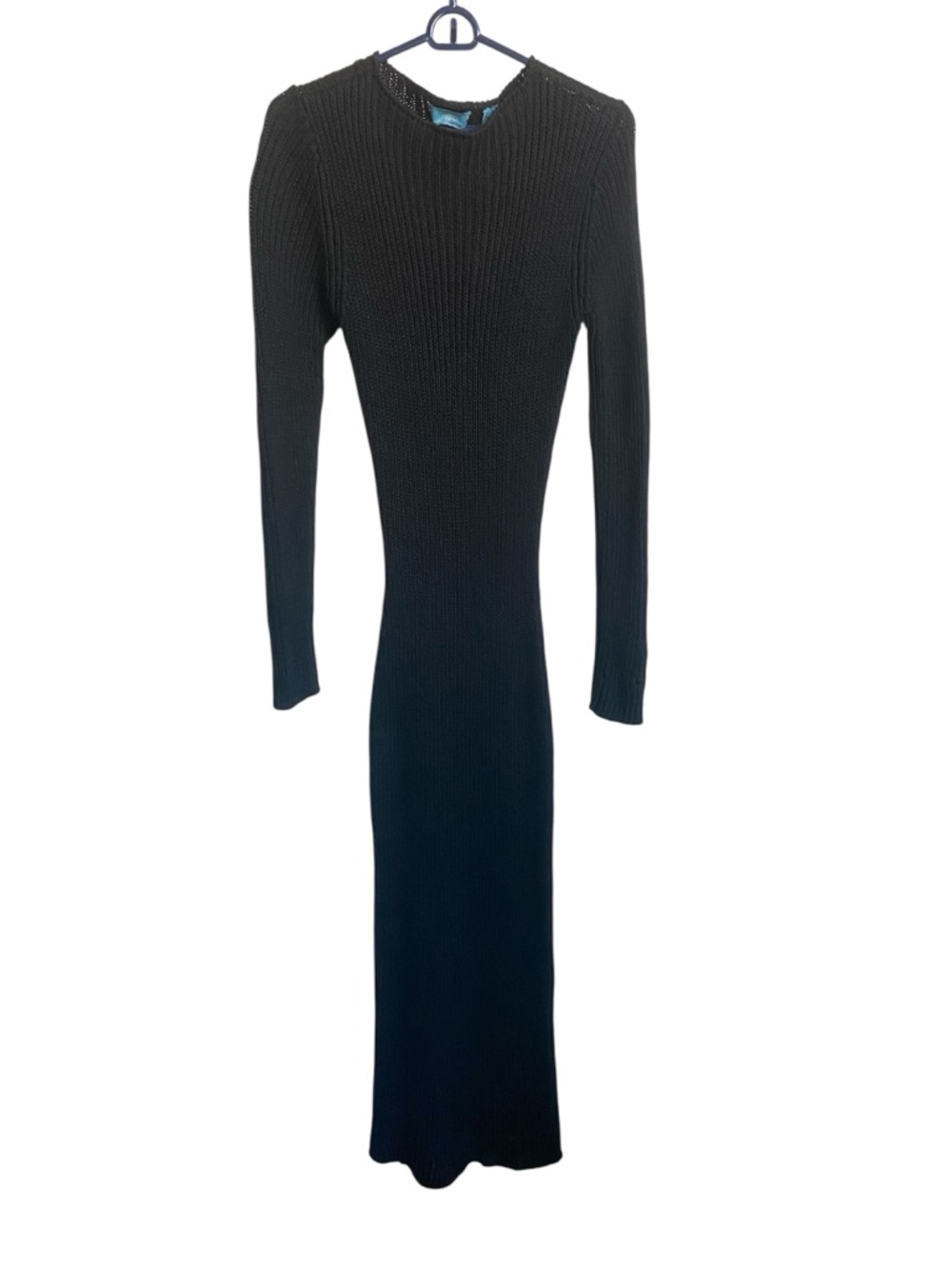 Azzure Denim Woman’s Black Knit Maxi Dress Size L